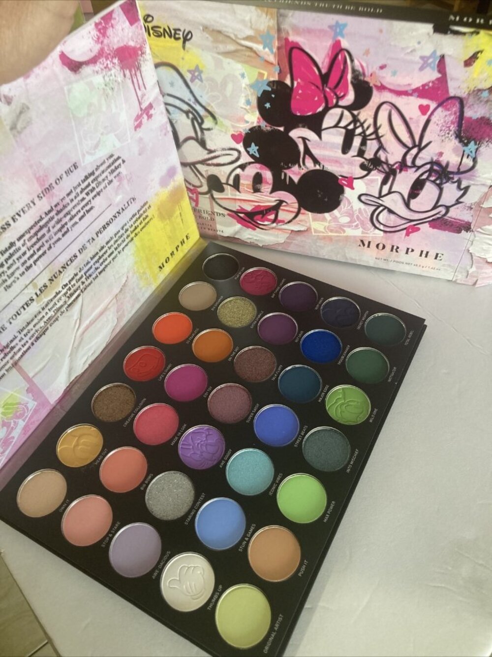 Disney Mickey and Friends by Morphe Be Bold Artistry Palette Limited Ed NIB